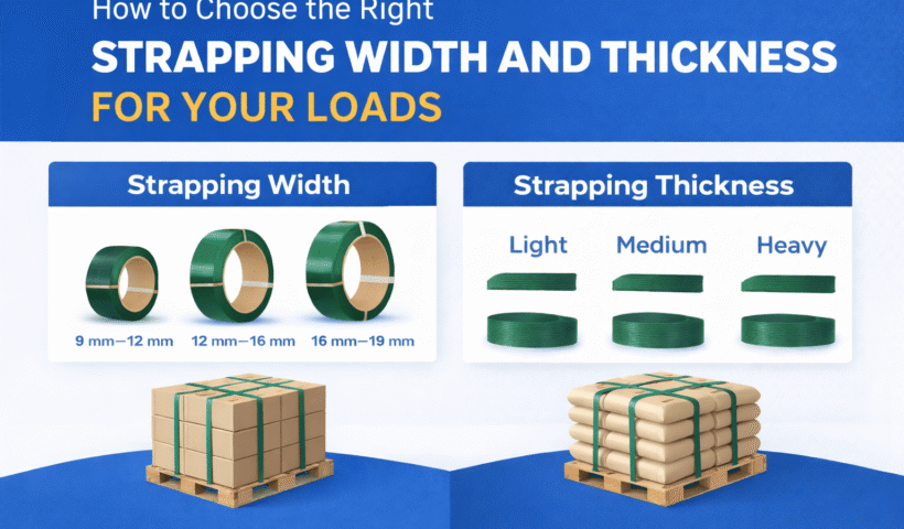 How to Choose the Right Strapping Width and Thickness for Your Loads