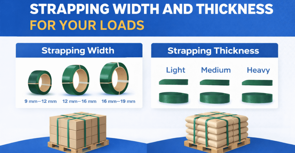 How to Choose the Right Strapping Width and Thickness for Your Loads