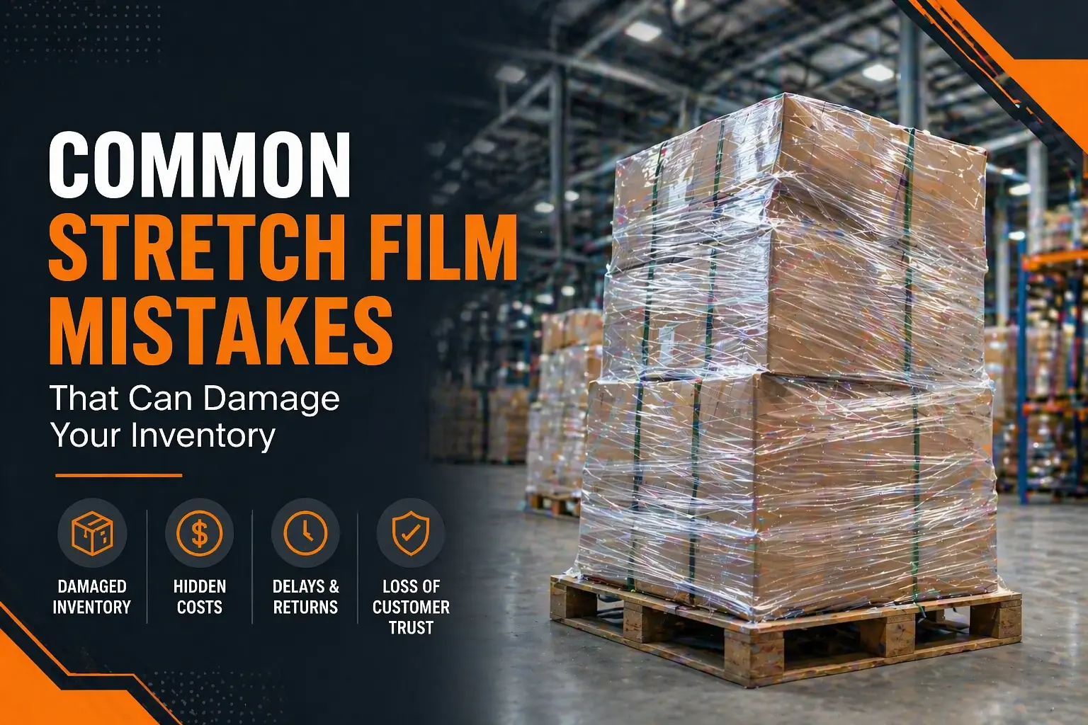 Common Mistakes With Stretch Film That Can Damage Your Inventory 
