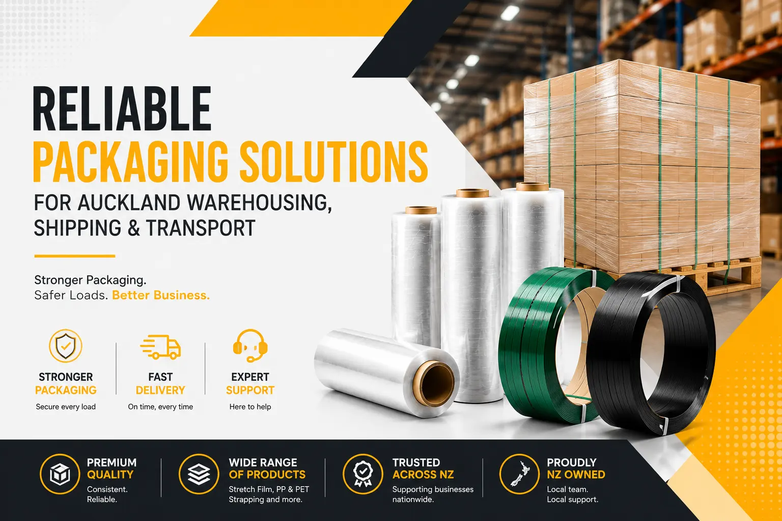 Reliable Packaging Solutions for Auckland Warehousing, Shipping, and Transport