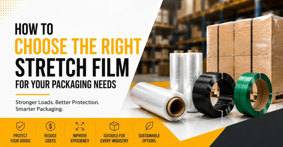 Stretch film packaging solutions for pallet wrapping and product protection in Auckland warehouses