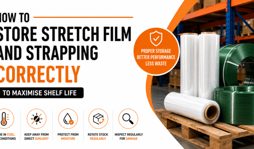 Store stretch film and PET strapping correctly to maximise shelf life and packaging performance in NZ