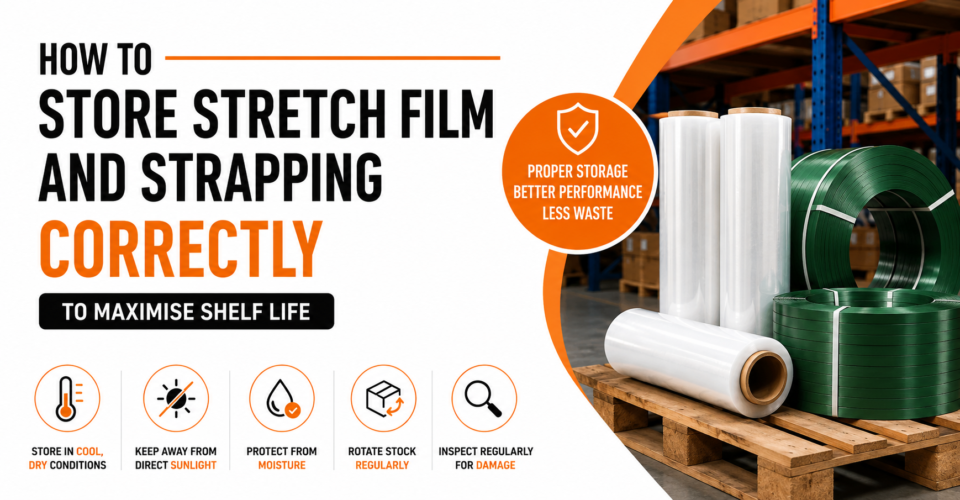 Store stretch film and PET strapping correctly to maximise shelf life and packaging performance in NZ