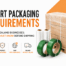 Export packaging requirements in New Zealand with PET strapping, stretch film, pallet wrap, and export pallet packaging solutions for international shipping and freight compliance.