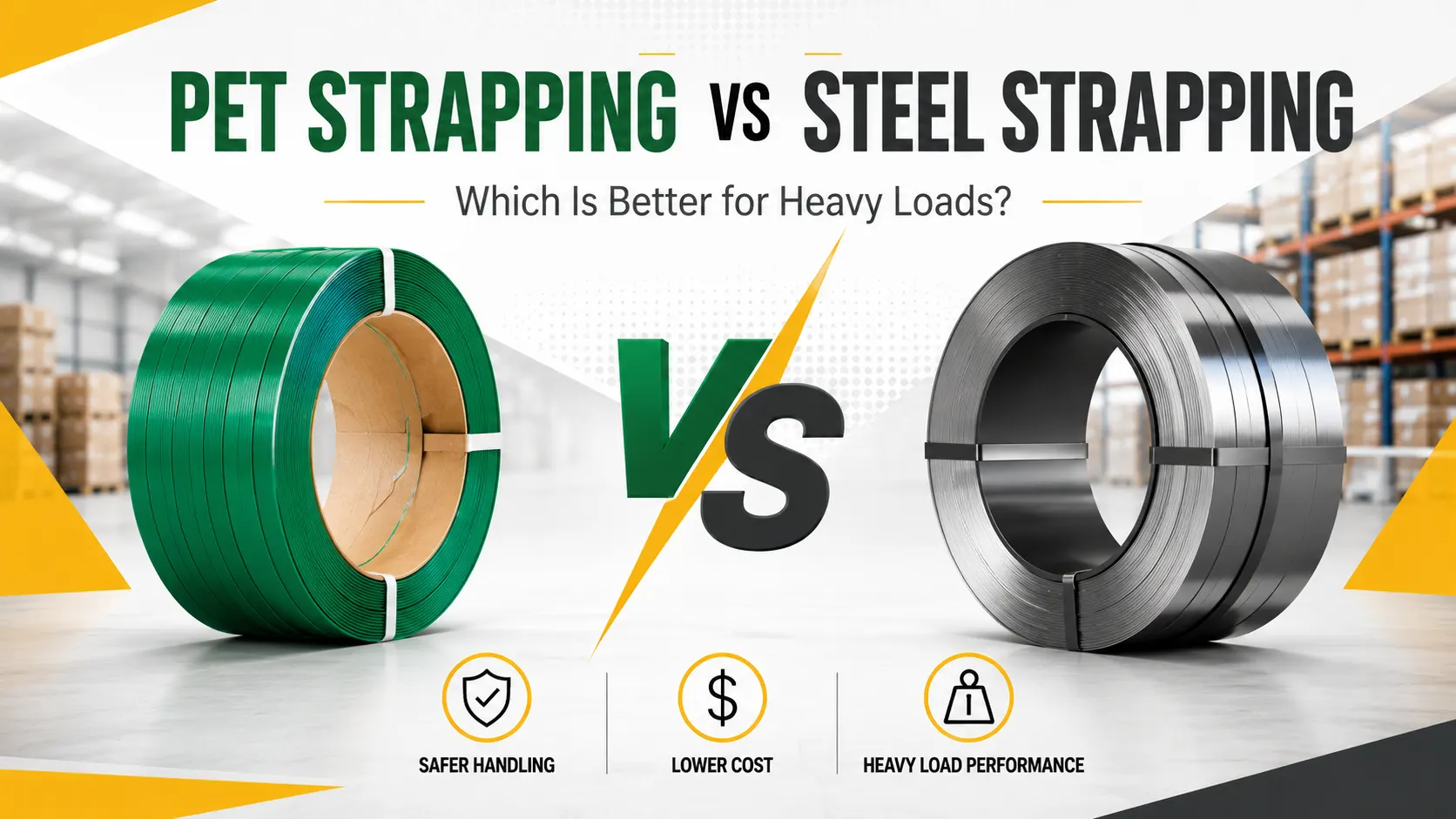 PET Strapping vs Steel Strapping: Which Is Better for Heavy Loads in NZ?