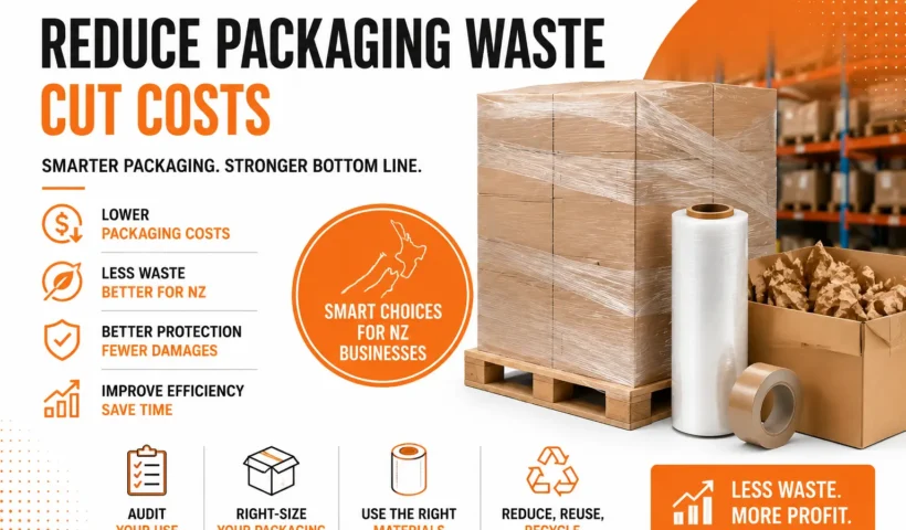 Reduce packaging waste and cut costs in NZ warehouse with smart packaging solutions