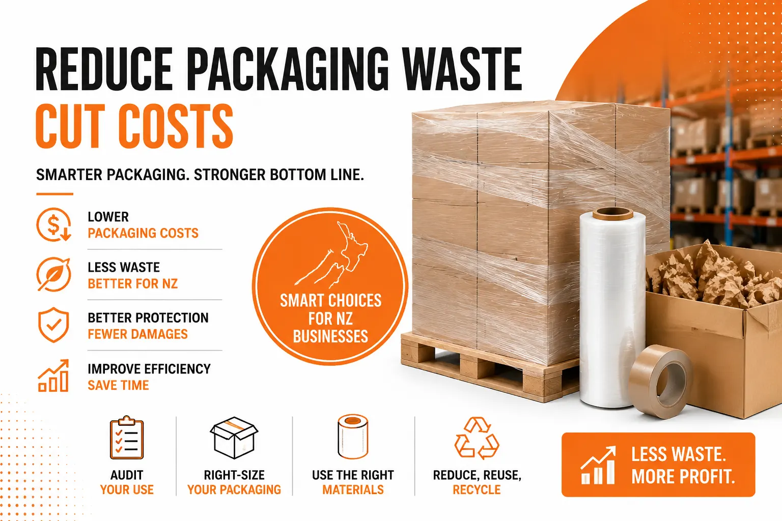 How to Reduce Packaging Waste and Cut Costs in Your NZ Warehouse