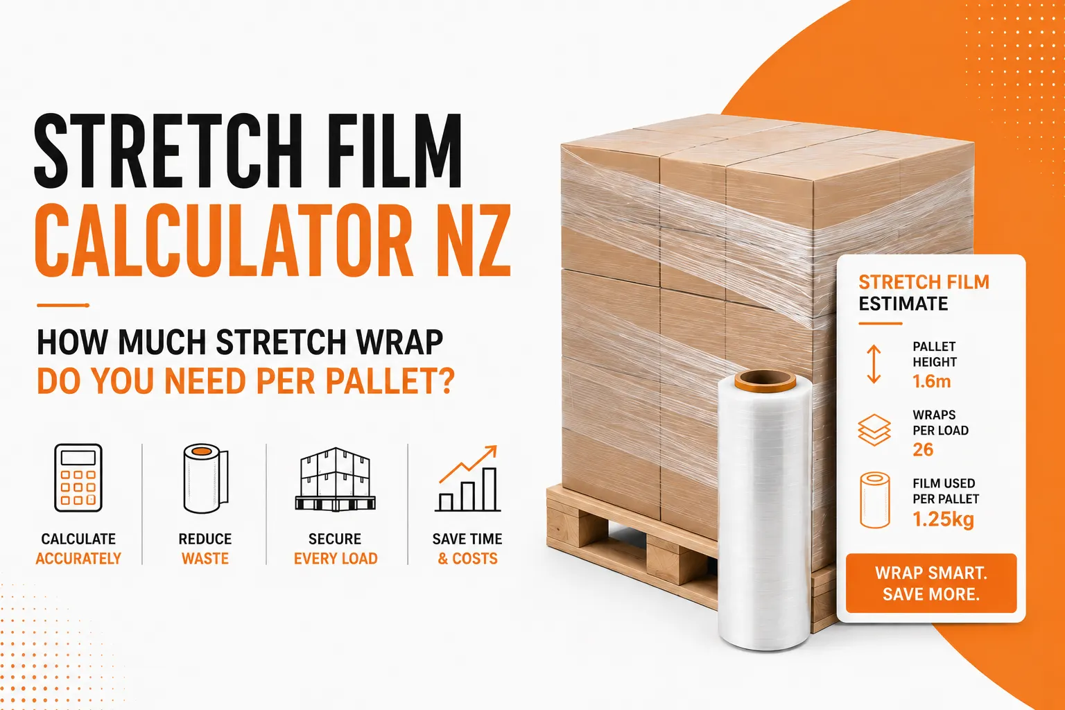 Stretch Film Calculator NZ: How Much Stretch Wrap Do You Need Per Pallet?