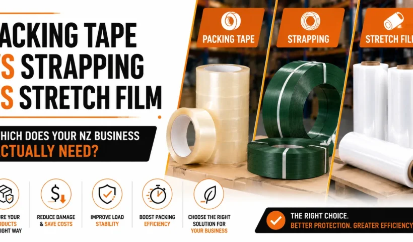 Packing Tape vs Strapping vs Film: NZ Guide 2026