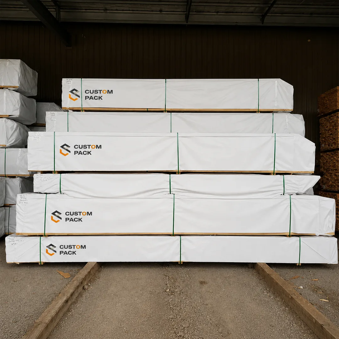 Timber Wrap with CUSTOMPACK Logo