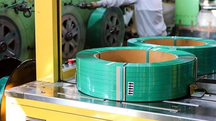 PET strapping roll used for industrial packaging